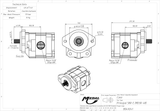 CASE Hydraulic Pump Backhoe 580E Tork - D49241